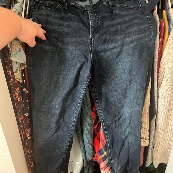 Jessica Simpson Deep Indigo Skinny Jeans - Picture 1 of 2